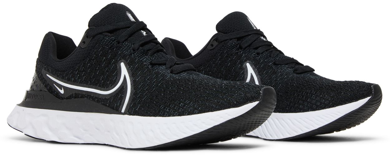 Nike React Infinity Run Flyknit 3 'Black White' (image 8 of 8)