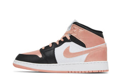 Air Jordan 1 Mid GS 'White Light Madder Root' view 4