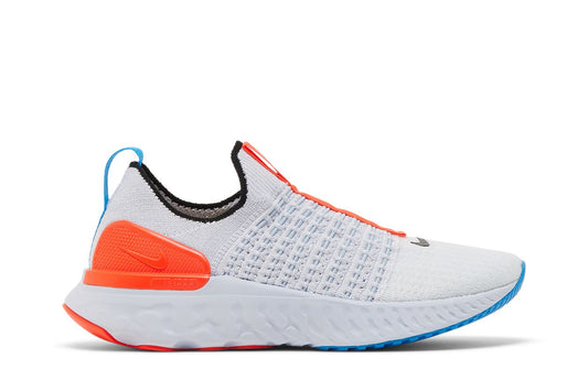 Nike Wmns React Phantom Run Flyknit 2 'Grey Bright Crimson'
