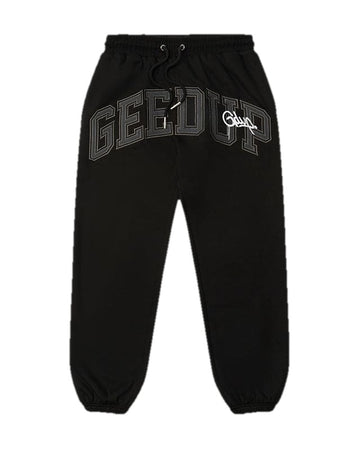 Geedup Team Logo/Handtstyle Trackpant Black/Grey/White