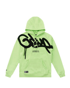 Geedup Handstyle Hoody Pastel Green/Black view 1