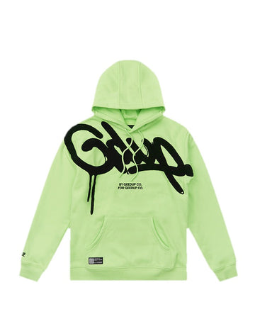 Geedup Handstyle Hoody Pastel Green/Black