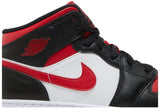 Air Jordan 1 Mid GS 'Black Fire Red' view 3