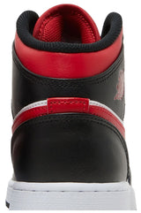 Air Jordan 1 Mid GS 'Black Fire Red' view 8