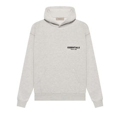 Fear of God Essentials Hoodie 'Light Oatmeal' view 1