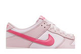 Nike Dunk Low GS 'Triple Pink' view 2
