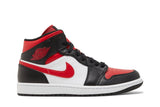 Air Jordan 1 Mid 'Bred Toe' view 1