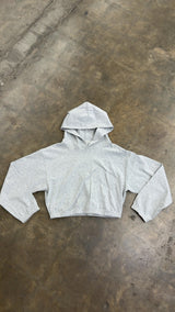 Cropped Grey Hoodie view 5