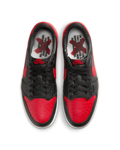 Air Jordan 1 Retro Low OG - Black / Varsity Red / Noir
