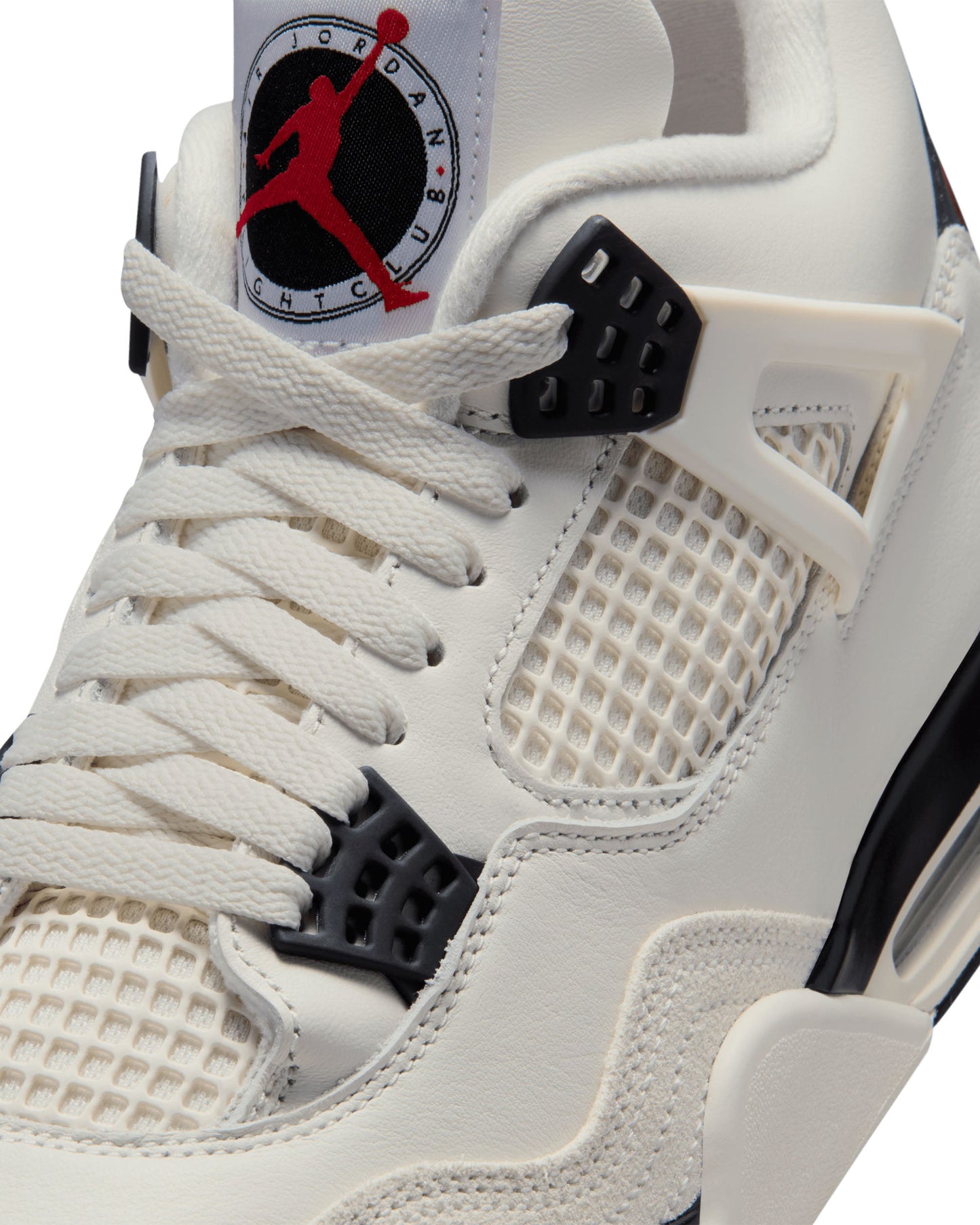 Air Jordan 4 OG FC - Sail / Black / University Red