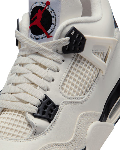 Air Jordan 4 OG FC - Sail / Black / University Red