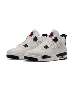 Air Jordan 4 OG FC - Sail / Black / University Red view 2