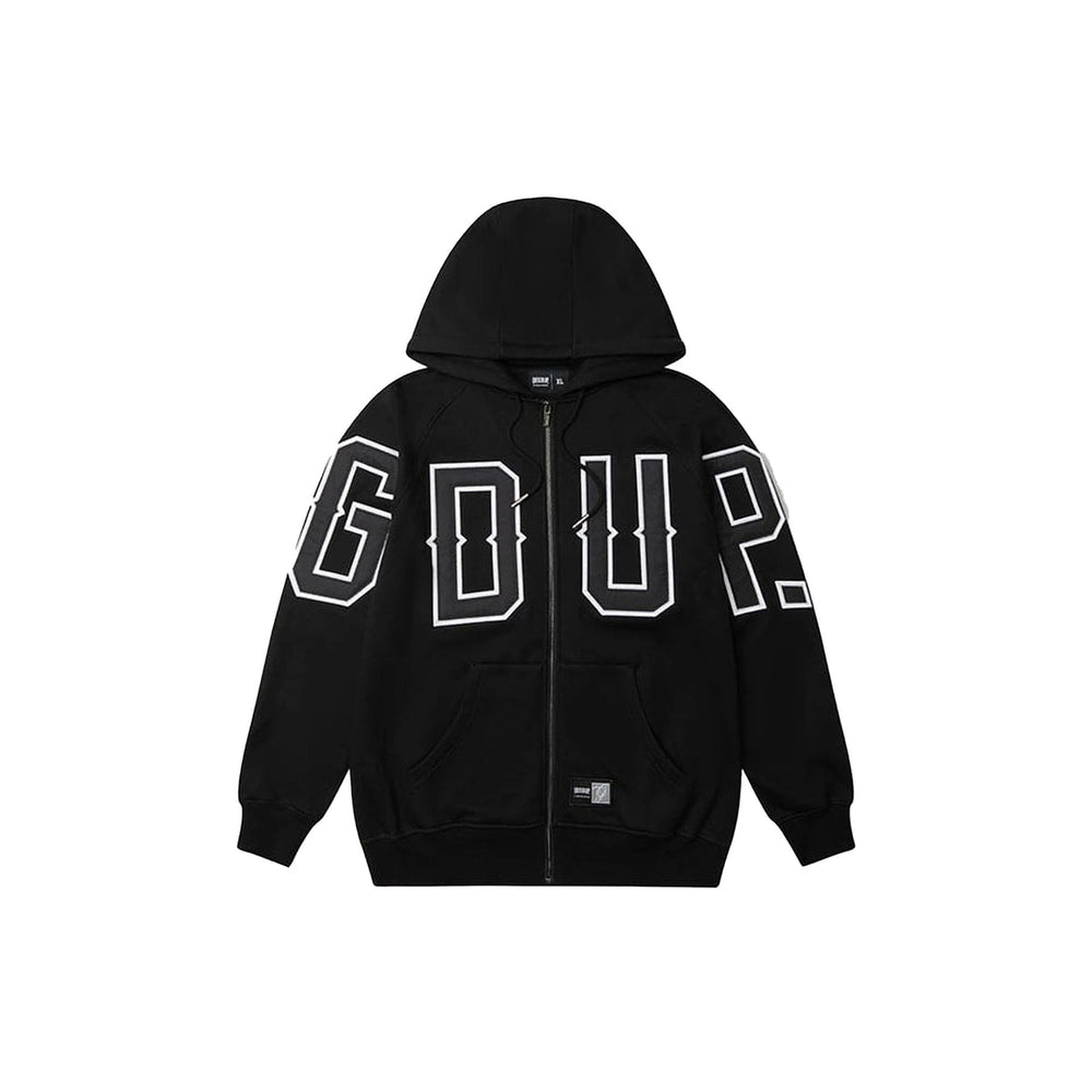 Geedup G.D.U.P Zip Hoodie Black/White