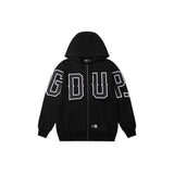 Geedup G.D.U.P Zip Hoodie Black/White view 1