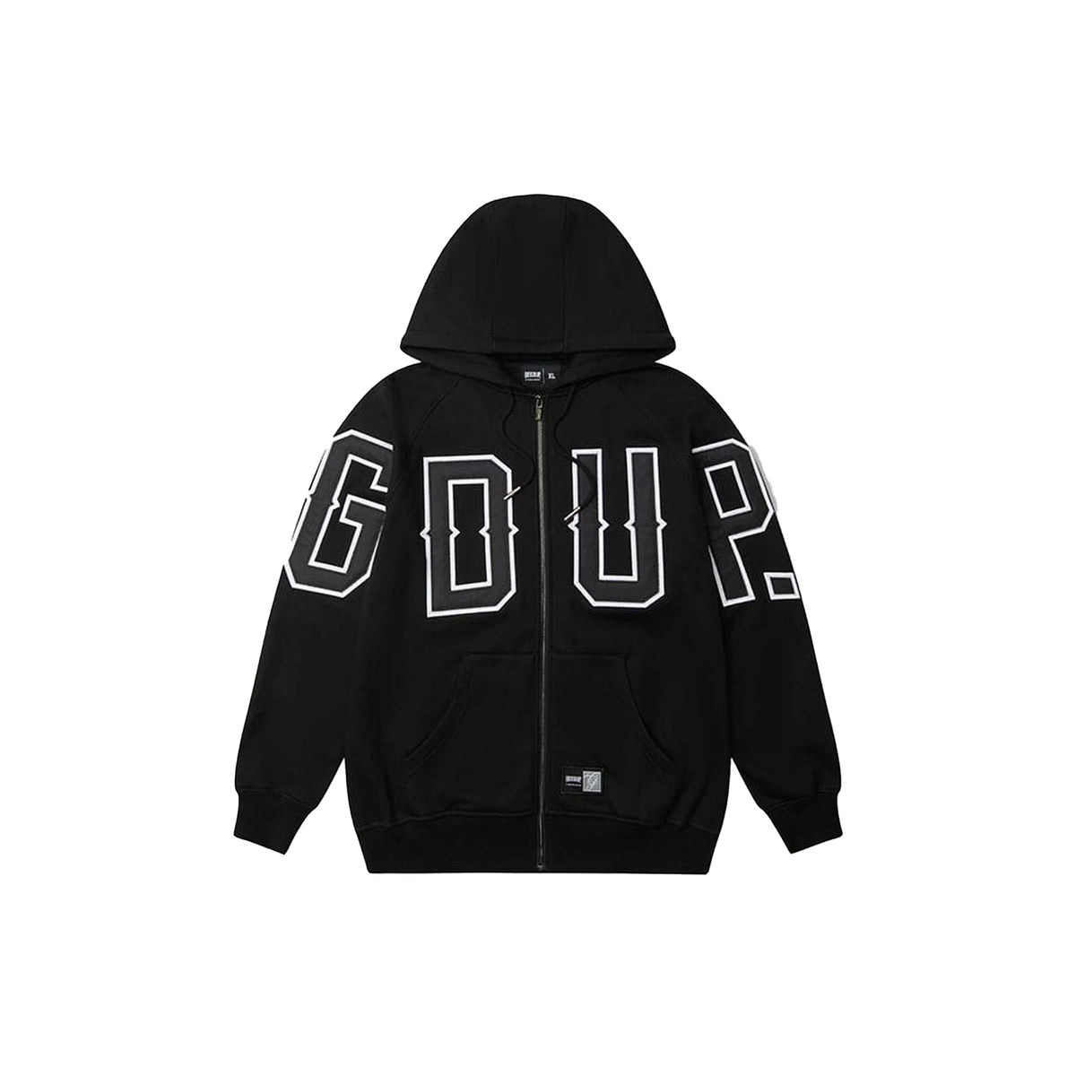 Geedup G.D.U.P Zip Hoodie Black/White