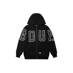 Geedup G.D.U.P Zip Hoodie Black/White view 1