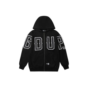 Geedup G.D.U.P Zip Hoodie Black/White