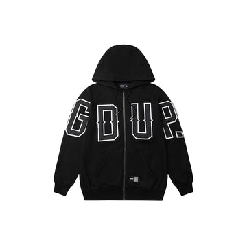 Geedup G.D.U.P Zip Hoodie Black/White