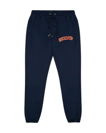 Team Logo TrackPants Navy/Burnt Orange