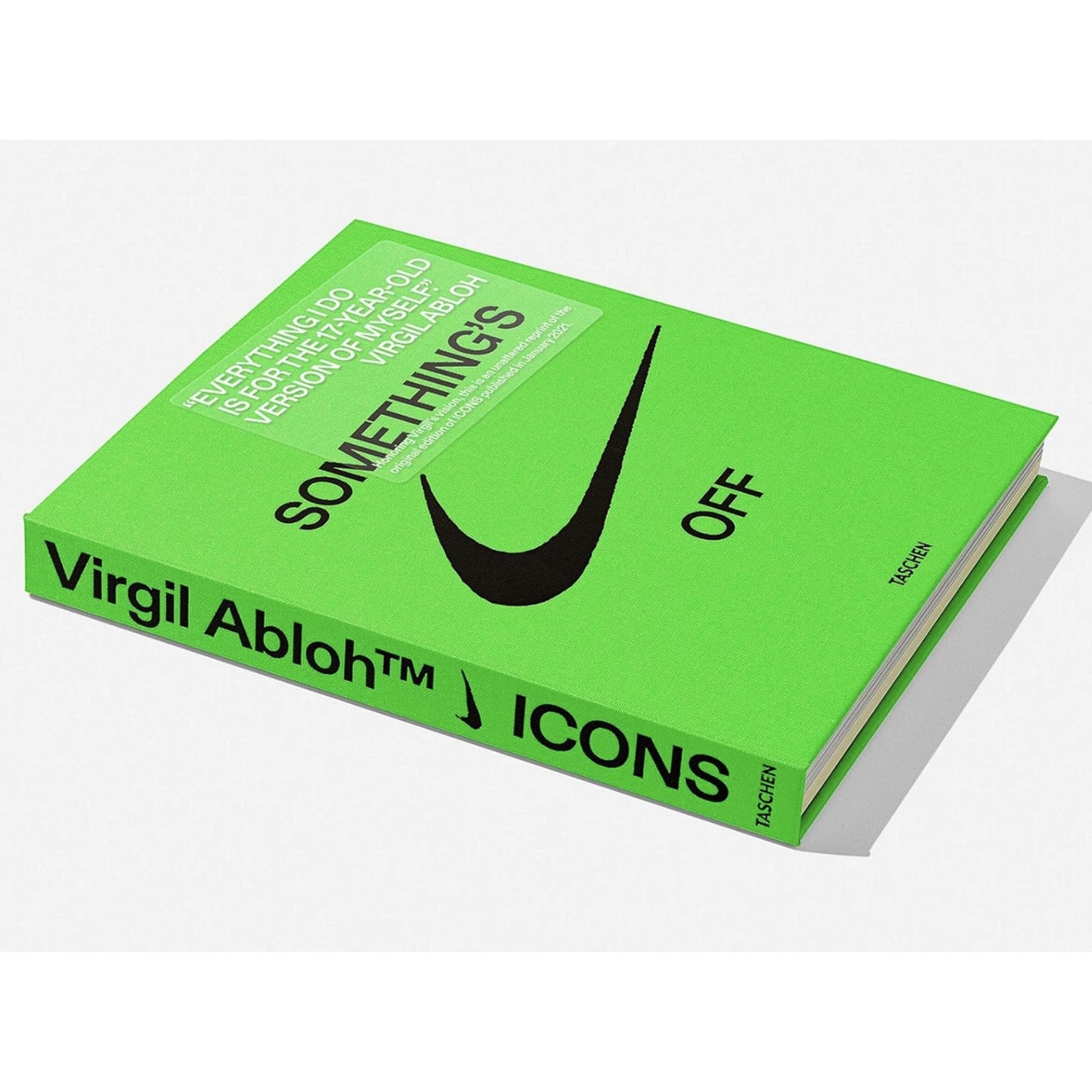 Virgil Abloh x Nike ICONS "The Ten" Something's Off Book TASCHEN Hardcover