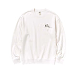 KAWS x Uniqlo L/S Sweatshirt (White) view 1
