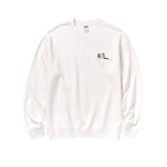 KAWS x Uniqlo L/S Sweatshirt (White) view 1