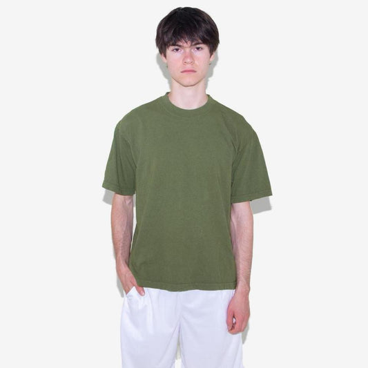 Army Green Cotton 1801 T Shirt 