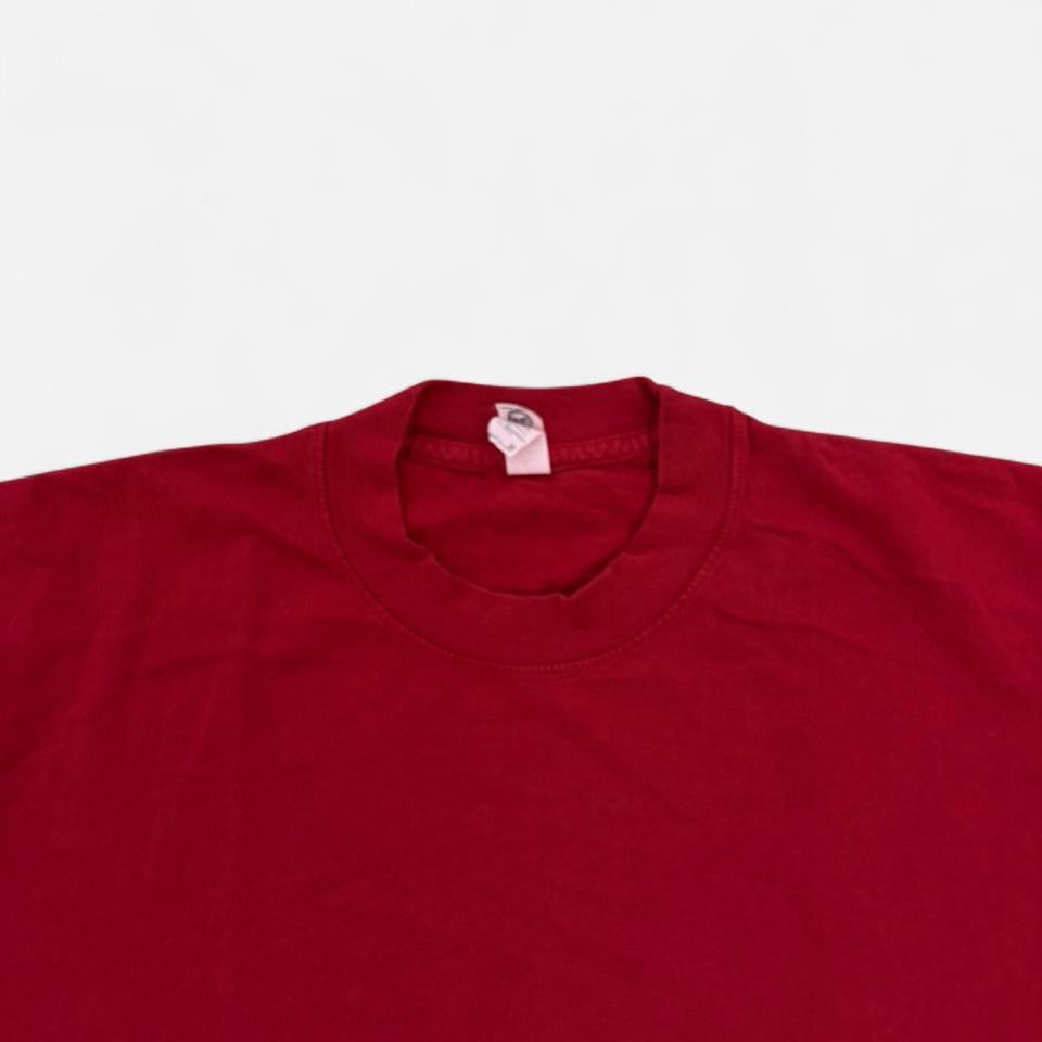 Cotton T Shirt 1801 - Dark Red