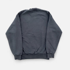 Heavy Fleece Pullover Crewneck Sweatshirt - Off Black view 6
