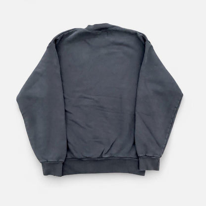 Heavy Fleece Pullover Crewneck Sweatshirt - Off Black 