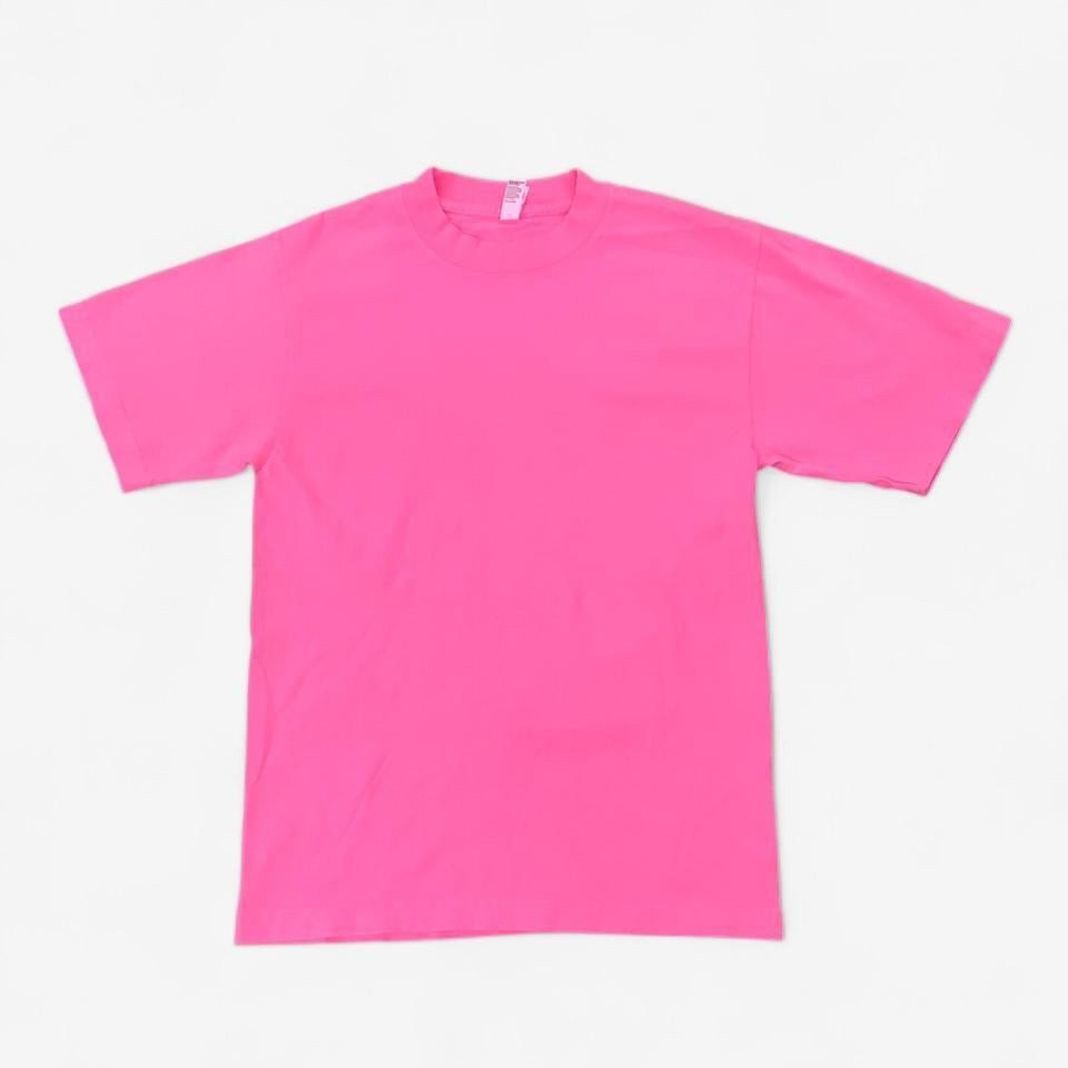 Cotton T Shirt 1801 - Neon Pink