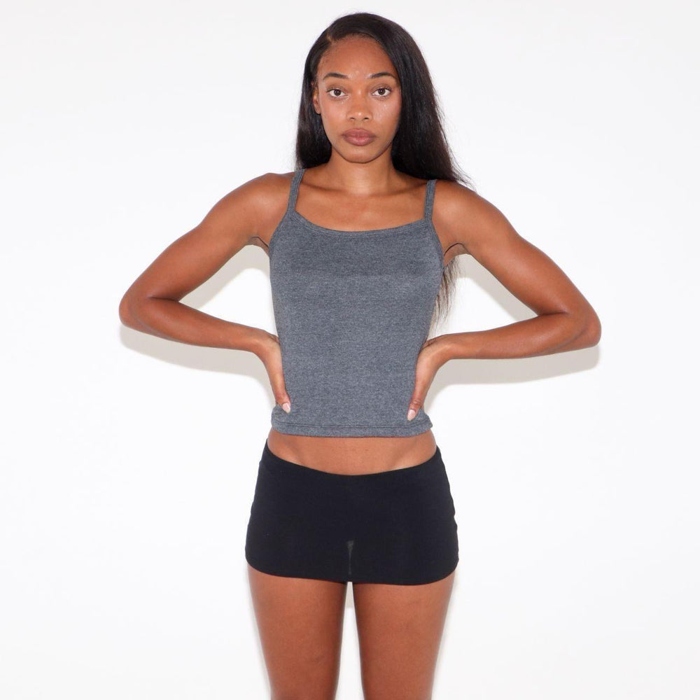 Dark Heather Grey Spaghetti Tank Top