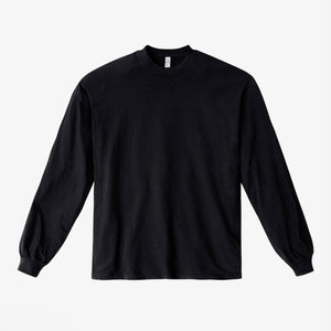 Long Sleeve 6.5oz T Shirt - Garment Dyed Black