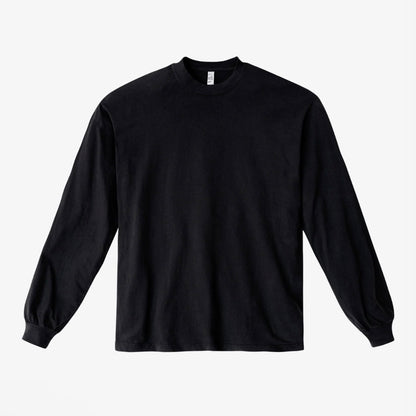 Long Sleeve 6.5oz T Shirt - Garment Dyed Black