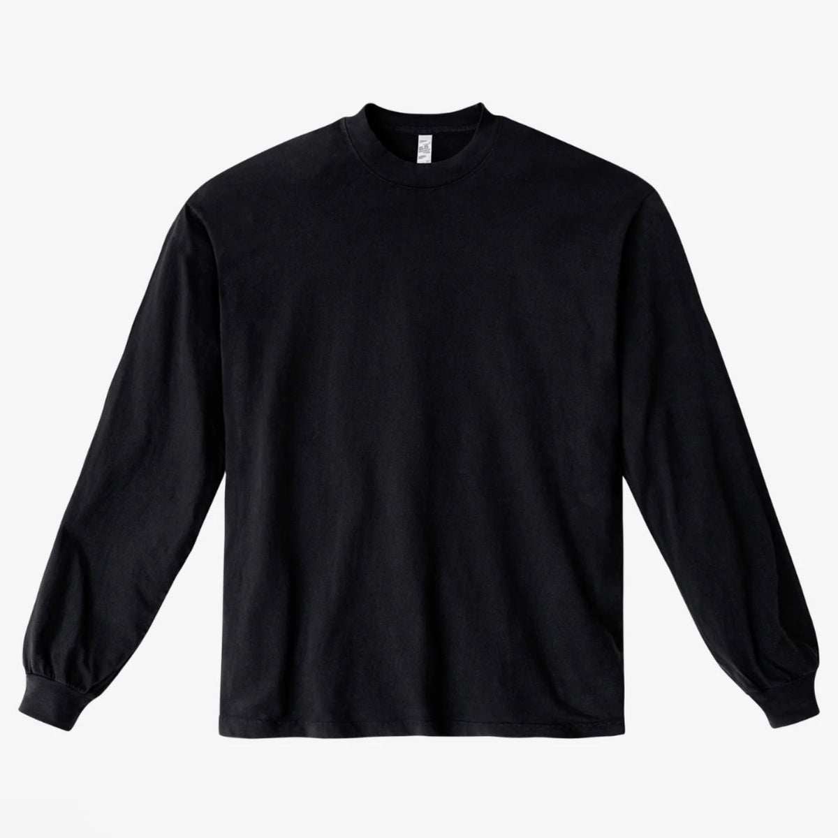 6.5oz Garment Dyed Long Sleeve - Black