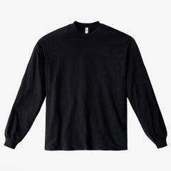 6.5oz Garment Dyed Long Sleeve - Black view 1