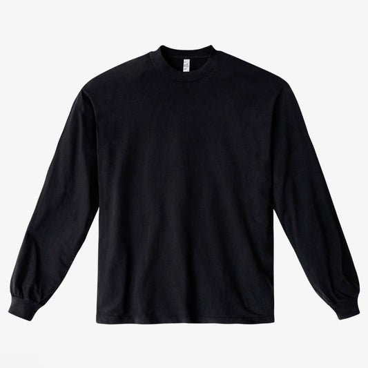 6.5oz Garment Dyed Long Sleeve - Black