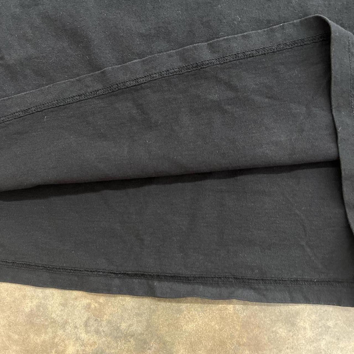 Long Sleeve 6.5oz T Shirt - Garment Dyed Black