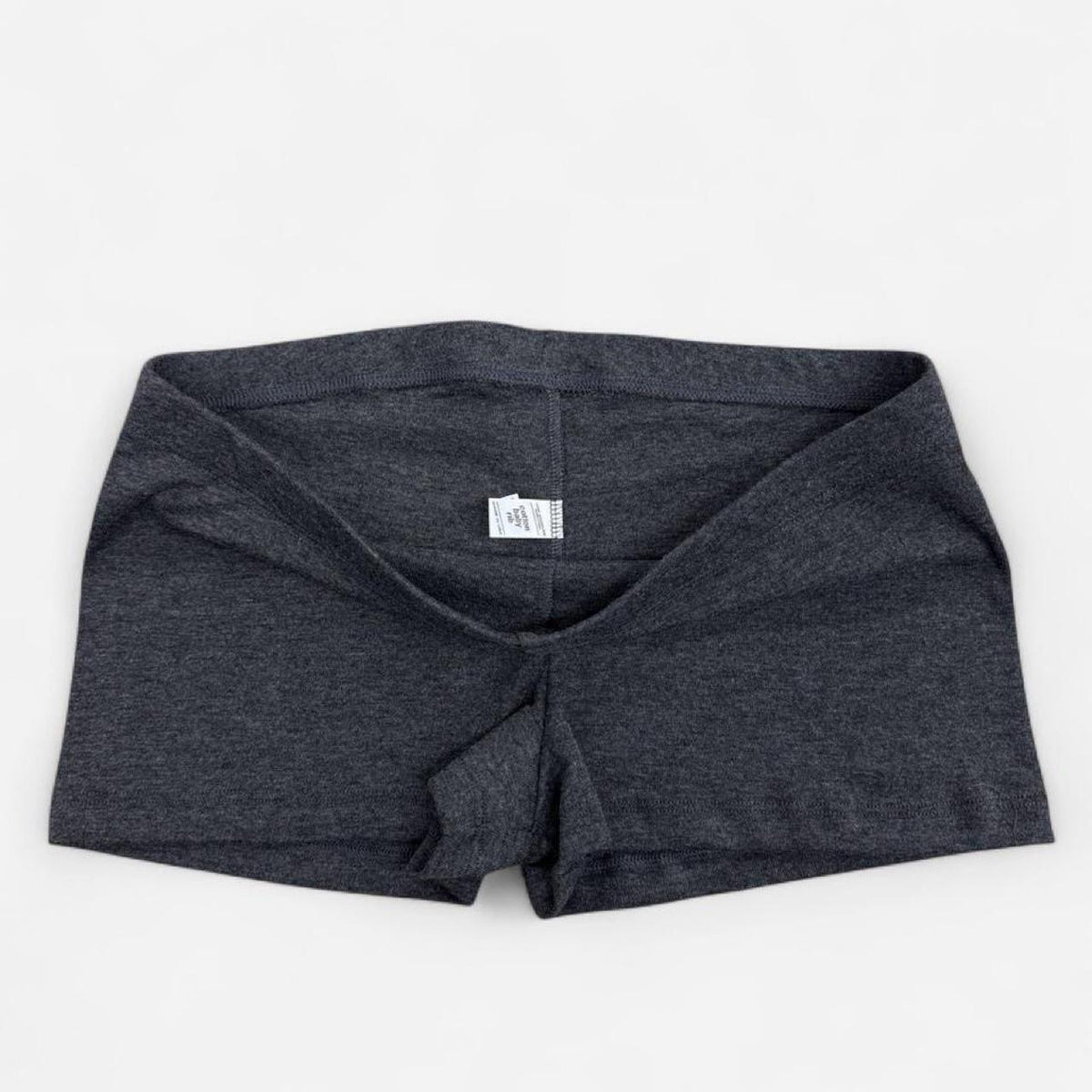 Polycotton Mini Shorts - Heather Black