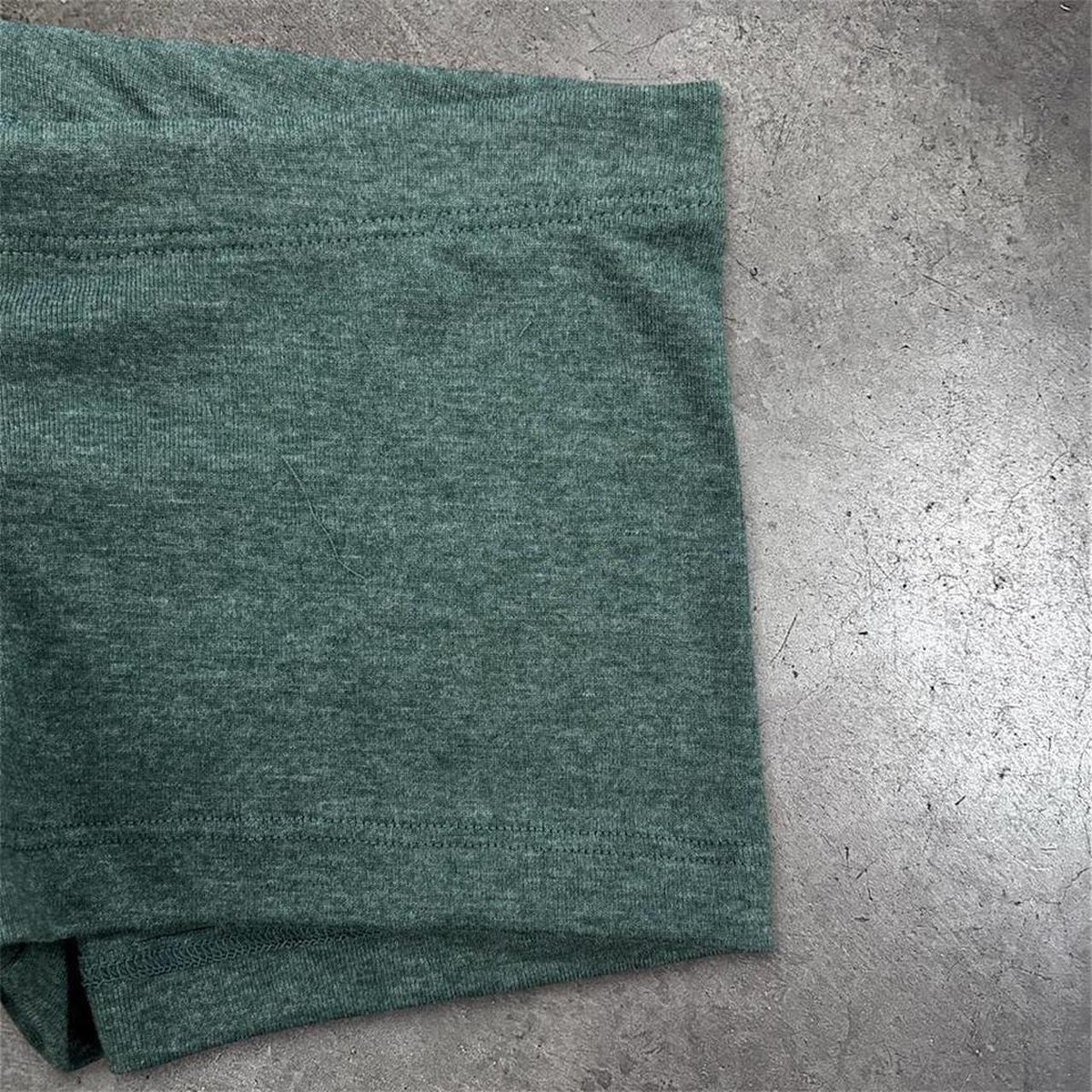 Polycotton Mini Shorts - Heather Green