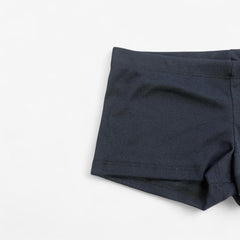 Cotton Baby Rib Mini Shorts - Black view 6