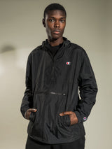 Champion LF Packable Anorak 'Black' view 1