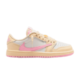 Travis Scott × Nike PS Jordan 1 Low OG SP "Muslin/Shy Pink" view 1