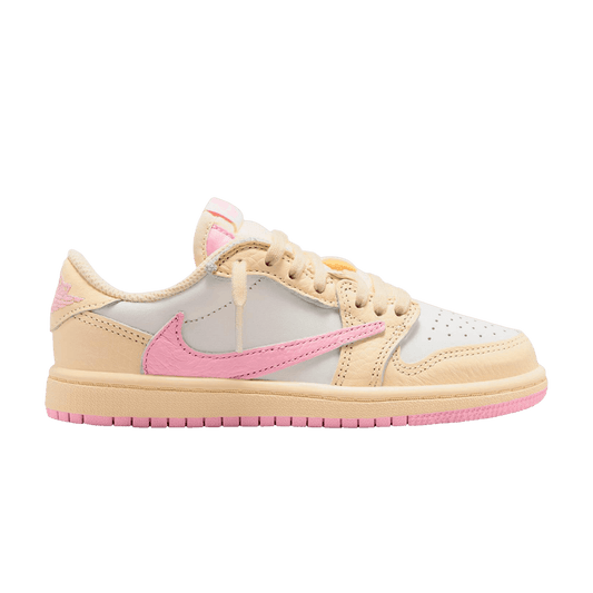 Travis Scott × Nike PS Jordan 1 Low OG SP "Muslin/Shy Pink"