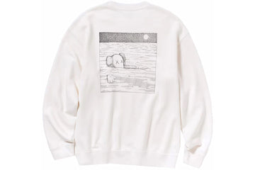 KAWS x Uniqlo Longsleeve Sweatshirt (Off White)