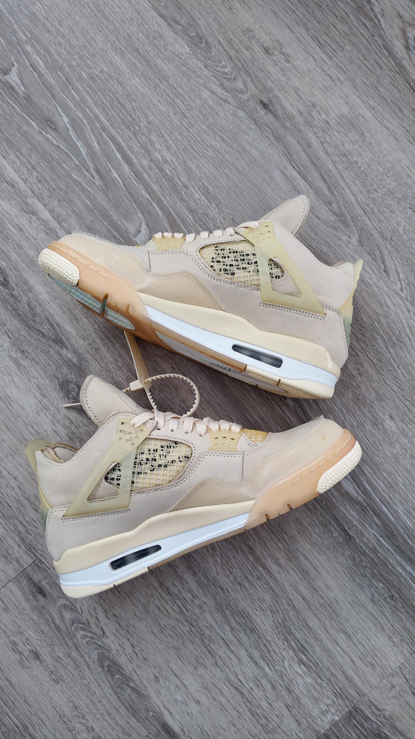 Off-White x Wmns Air Jordan 4 Retro SP 'Sail'