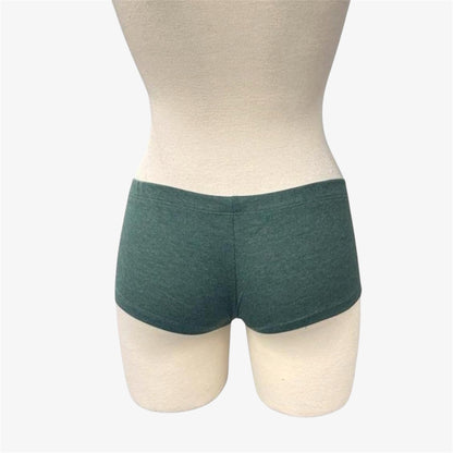 Lightweight Green Mini Shorts