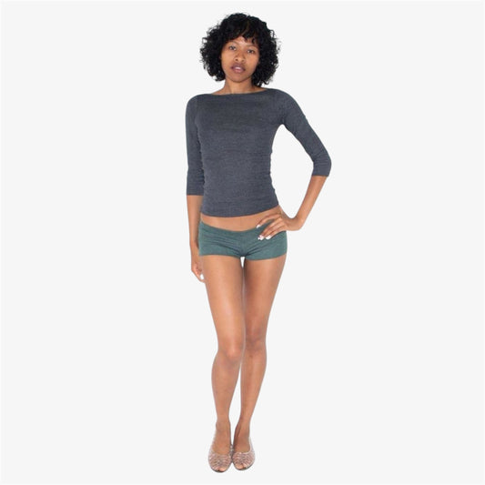 Lightweight Green Mini Shorts