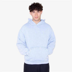 Heavy Fleece Arctic Blue Hoodie view 2