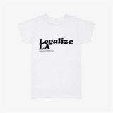 Lightweight White Legalize LA T-Shirt view 2